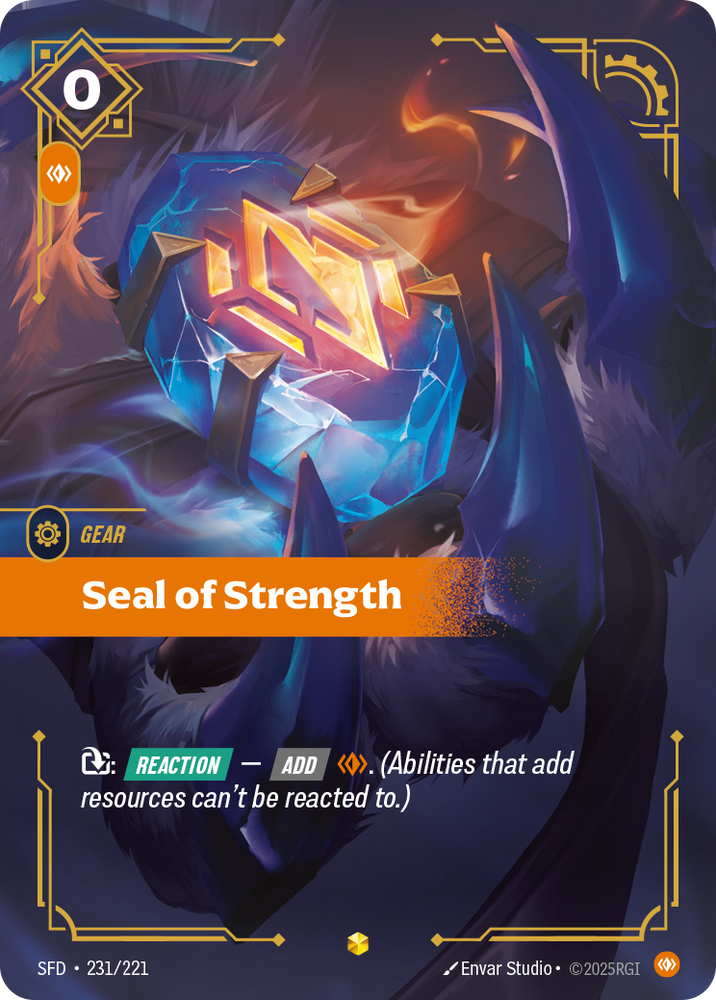 Seal of Strength (Foil) - Spiritforged #231