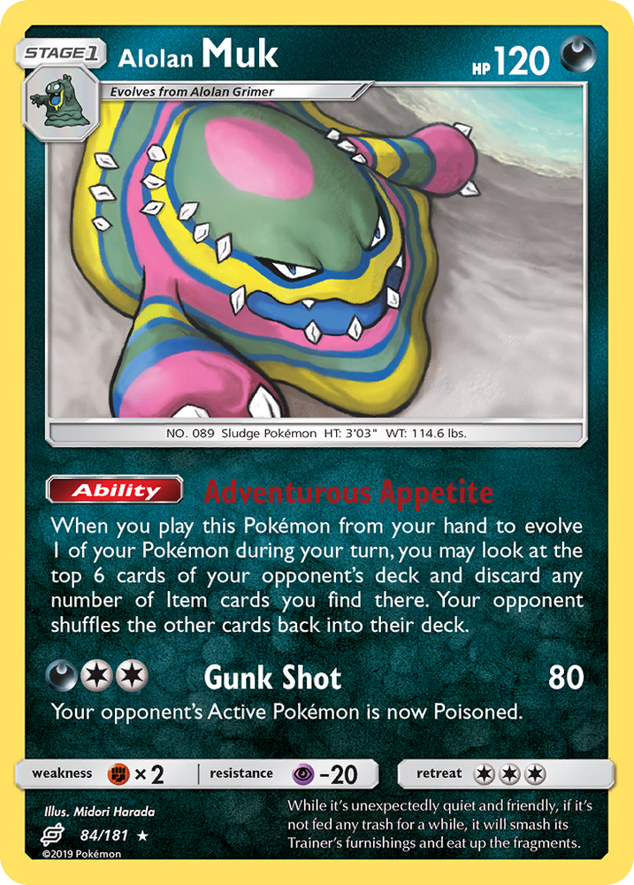 Pokemon | Alolan Muk (84/181) [Sun & Moon: Team Up] | The Nerd Merchant