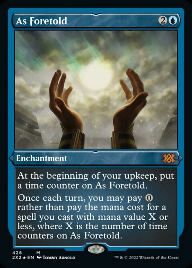 Magic | As Foretold (Foil Etched) [Double Masters 2022] | The Nerd Merchant