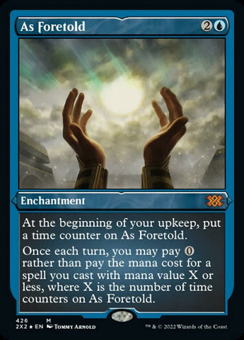 Magic | As Foretold (Foil Etched) [Double Masters 2022] | The Nerd Merchant