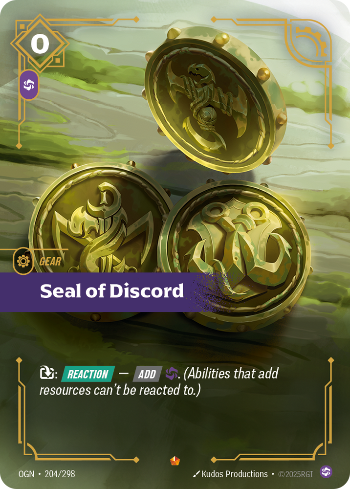 Seal of Discord (Foil) - Origins #204