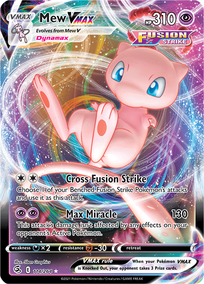 Pokemon | Mew VMAX (114/264) [Sword & Shield: Fusion Strike] | The Nerd Merchant