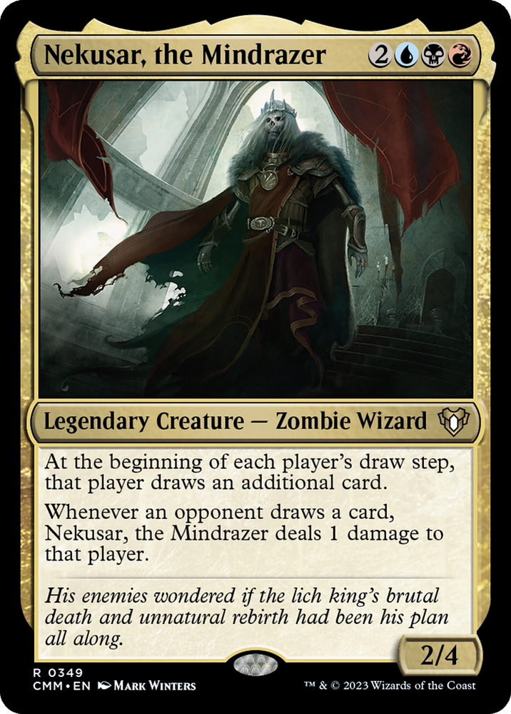 Magic | Nekusar, the Mindrazer [Commander Masters] | The Nerd Merchant