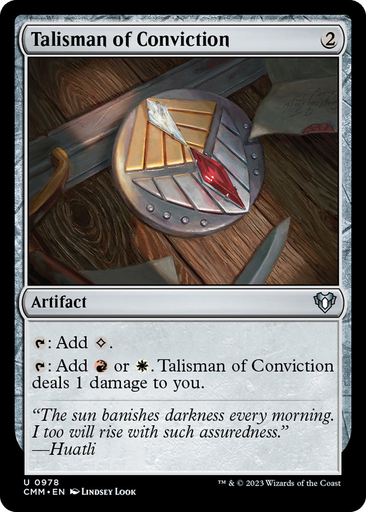 Magic | Talisman of Conviction [Commander Masters] | The Nerd Merchant