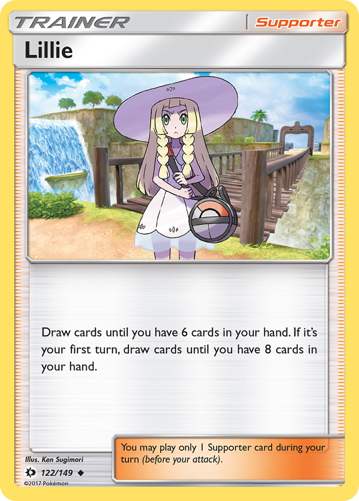 Pokemon | Lillie (122/149) [Sun & Moon: Base Set] | The Nerd Merchant