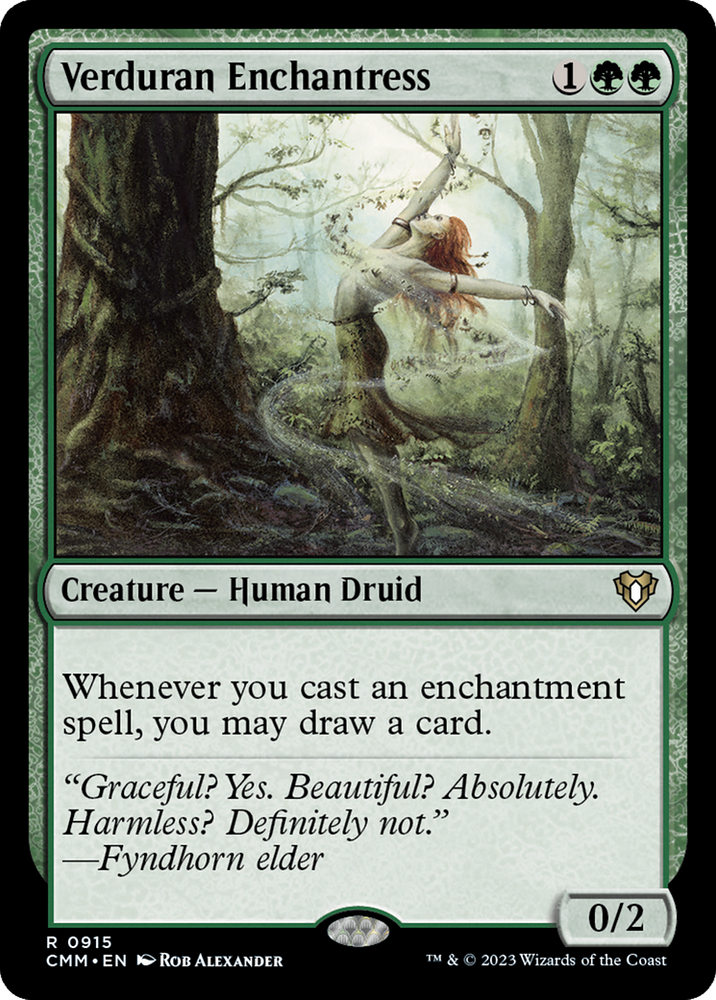 Magic | Verduran Enchantress [Commander Masters] | The Nerd Merchant