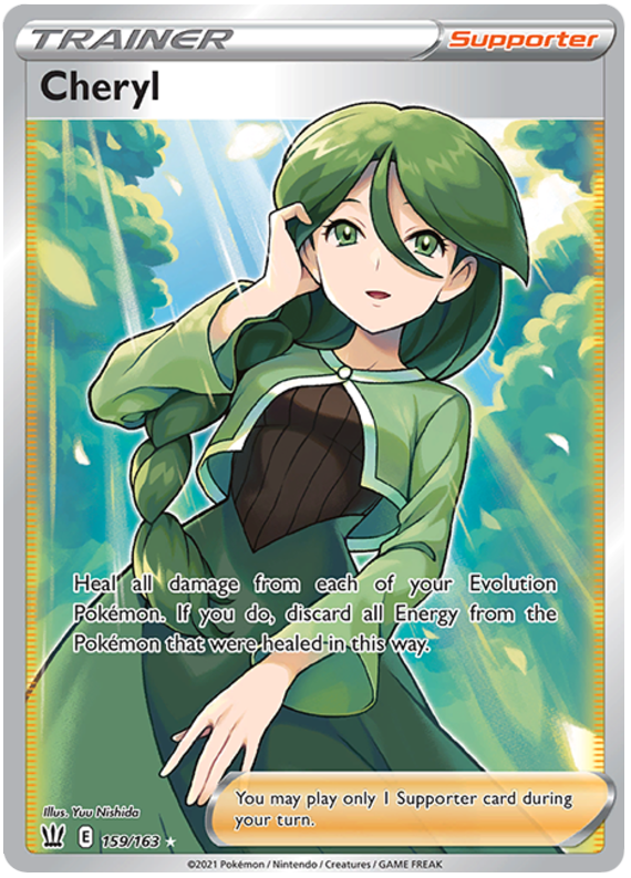 Pokemon | Cheryl (159/163) [Sword & Shield: Battle Styles] | The Nerd Merchant