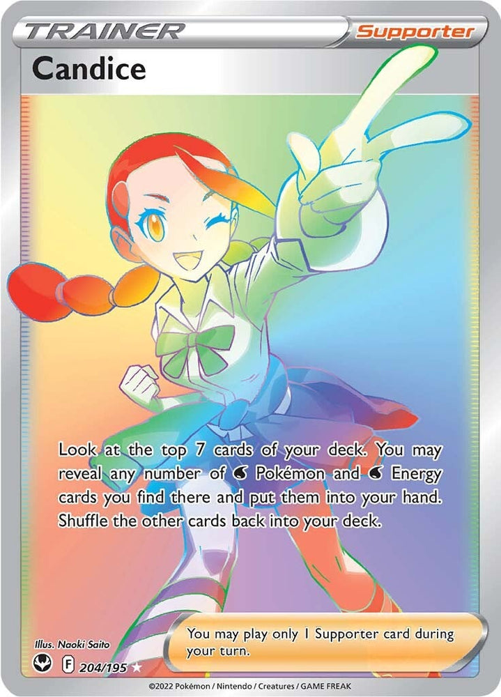 Pokemon | Candice (204/195) [Sword & Shield: Silver Tempest] | The Nerd Merchant