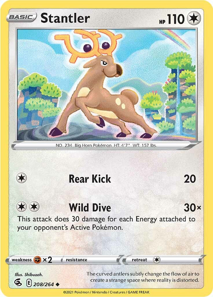 Pokemon | Stantler (208/264) [Sword & Shield: Fusion Strike] | The Nerd Merchant