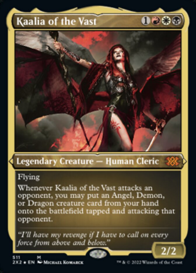 Magic | Kaalia of the Vast (Foil Etched) [Double Masters 2022] | The Nerd Merchant