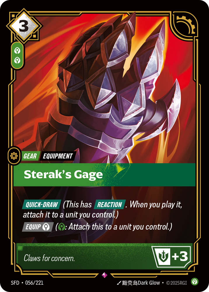 Sterak's Gage (Foil) - Spiritforged #56