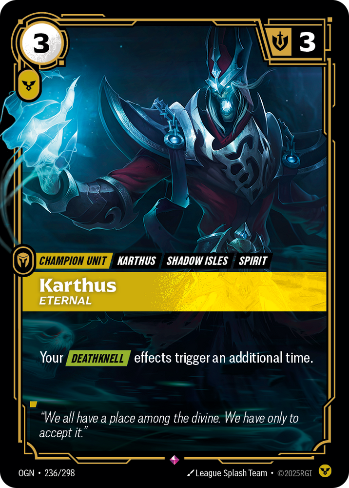 Karthus, Eternal (Foil) - Origins #236