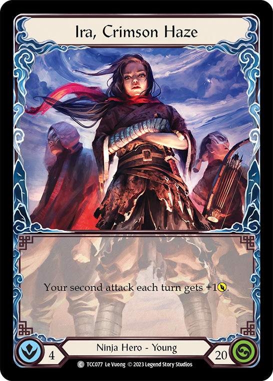 Flesh and Blood TCG | Ira, Crimson Haze [TCC077] (Round the Table: TCC x LSS)  Rainbow Foil | The Nerd Merchant