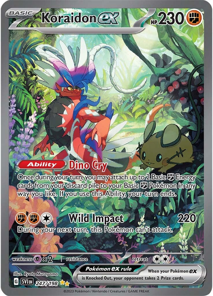 Pokemon | Koraidon ex (247/198) [Scarlet & Violet: Base Set] | The Nerd Merchant