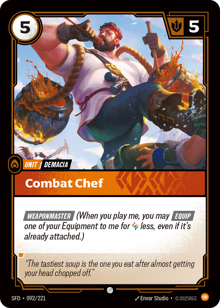 Combat Chef (Foil) - Spiritforged #92