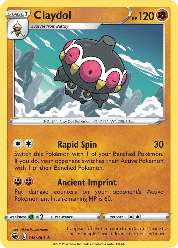 Pokemon | Claydol (145/264) [Sword & Shield: Fusion Strike] | The Nerd Merchant