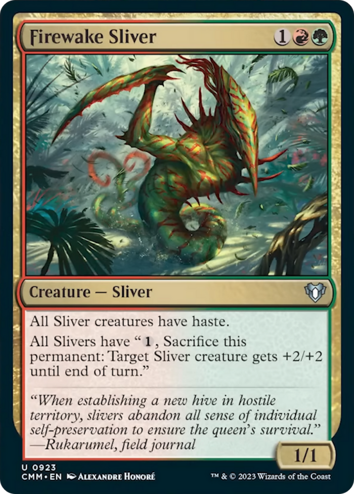 Magic | Firewake Sliver [Commander Masters] | The Nerd Merchant