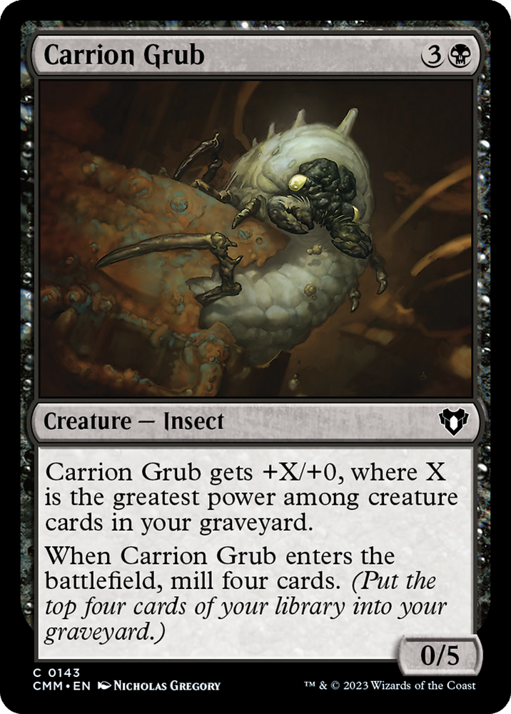 Magic | Carrion Grub [Commander Masters] | The Nerd Merchant