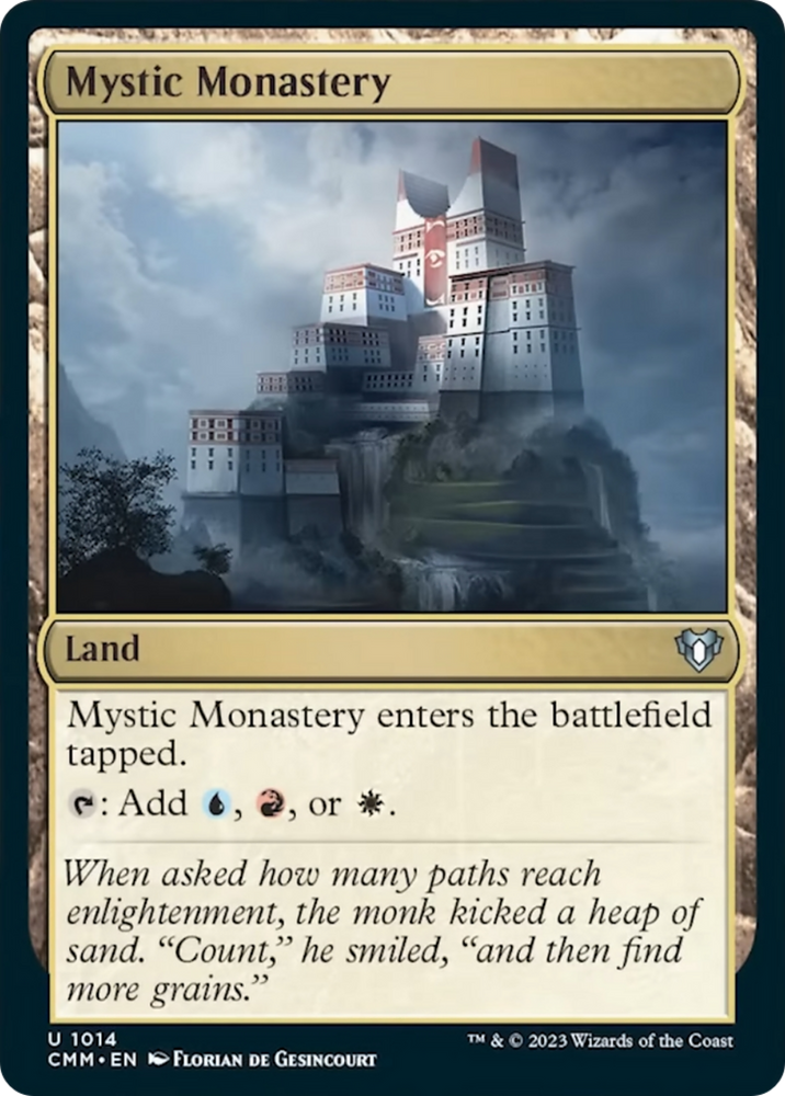 Magic | Mystic Monastery [Commander Masters] | The Nerd Merchant