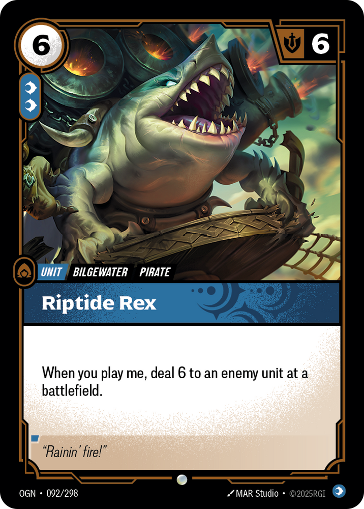 Riptide Rex (Foil) - Origins #92