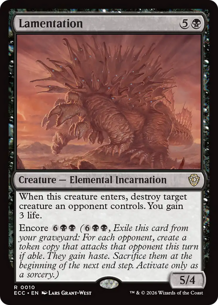 Magic | Lamentation [Lorwyn Eclipsed Commander] | The Nerd Merchant