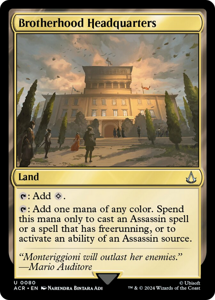 Magic | Brotherhood Headquarters [Assassin's Creed] | The Nerd Merchant