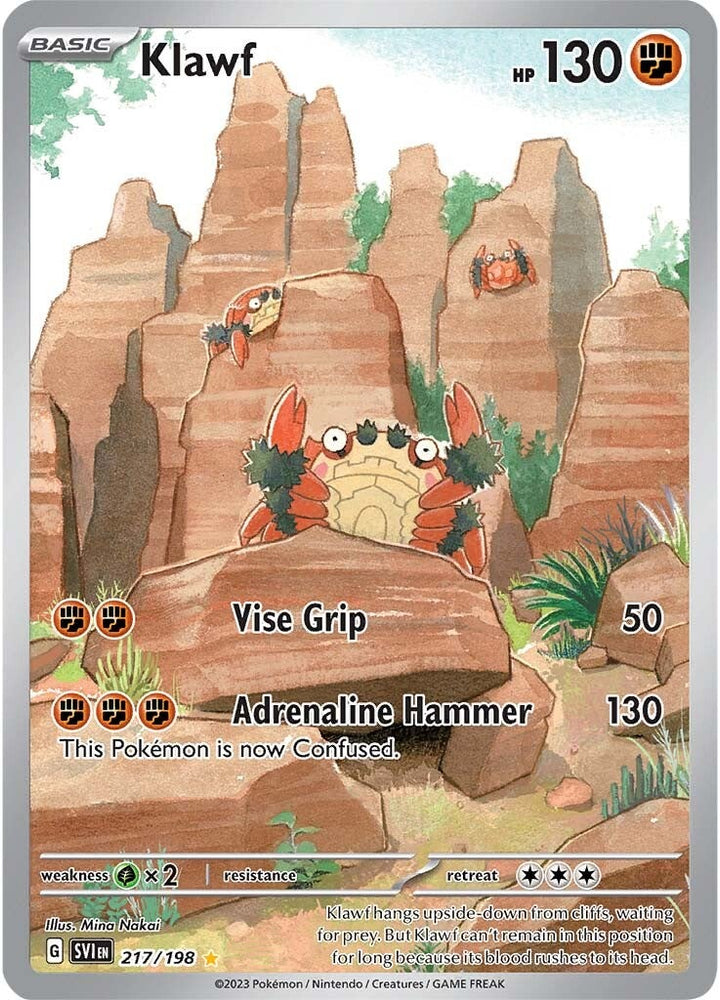 Pokemon | Klawf (217/198) [Scarlet & Violet: Base Set] | The Nerd Merchant