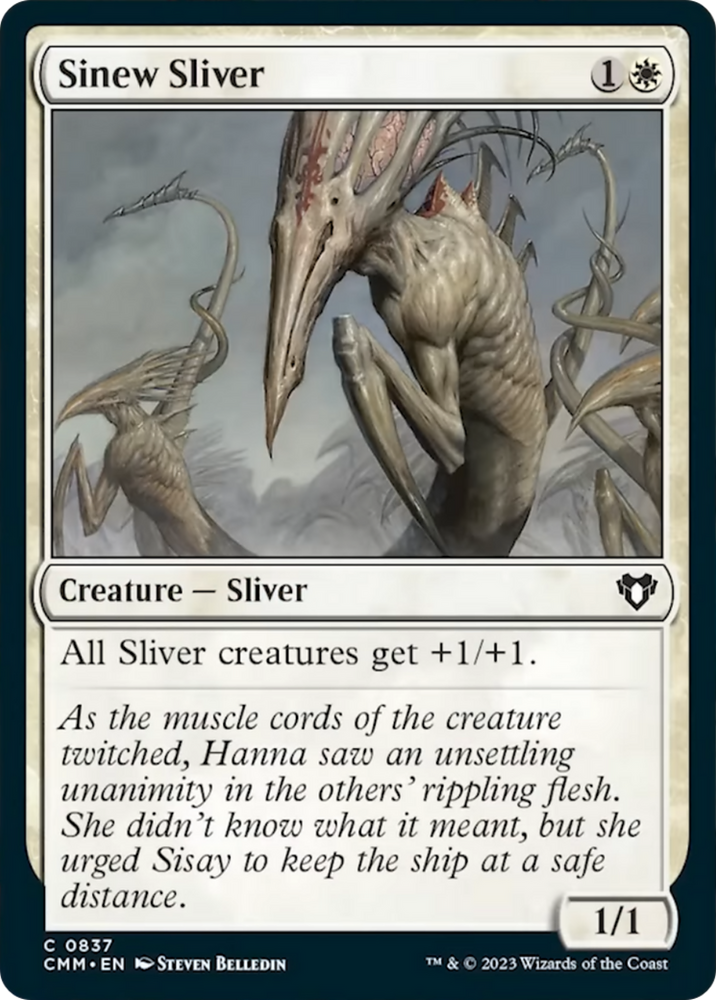 Magic | Sinew Sliver [Commander Masters] | The Nerd Merchant
