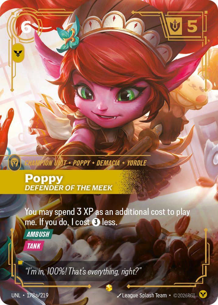 Poppy - Defender of the Meek (Alternate Art) (Foil) - Unleashed (178a/219)