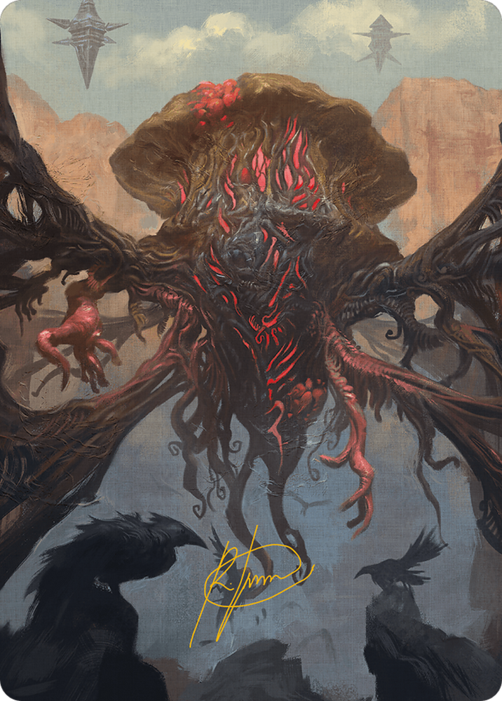 Magic | Inversion Behemoth Art Card (Gold-Stamped Signature) [Modern Horizons 3 Art Series] | The Nerd Merchant