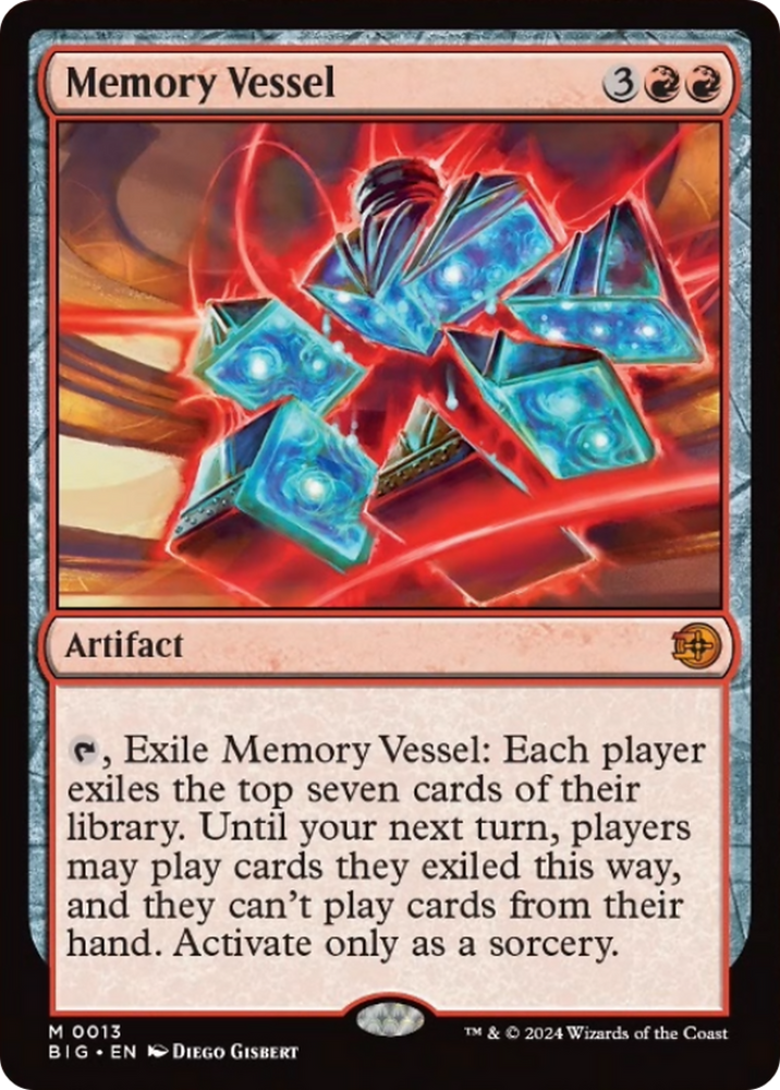 Magic | Memory Vessel [Outlaws of Thunder Junction: The Big Score] | The Nerd Merchant