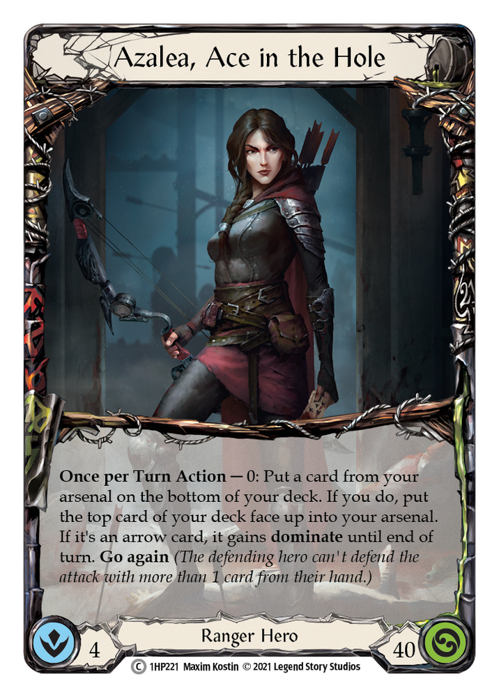 Flesh and Blood TCG | Azalea, Ace in the Hole [1HP221] (History Pack 1) | The Nerd Merchant