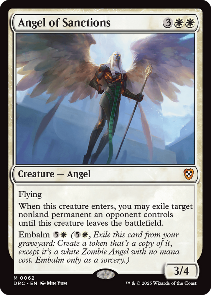 Magic | Angel of Sanctions [Aetherdrift Commander] | The Nerd Merchant