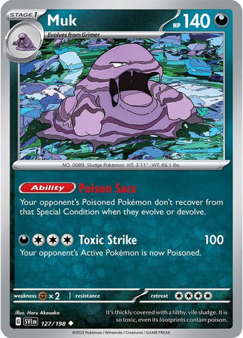 Pokemon | Muk (127/198) [Scarlet & Violet: Base Set] | The Nerd Merchant