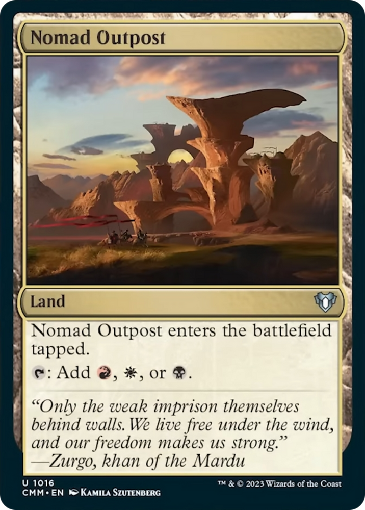 Magic | Nomad Outpost [Commander Masters] | The Nerd Merchant