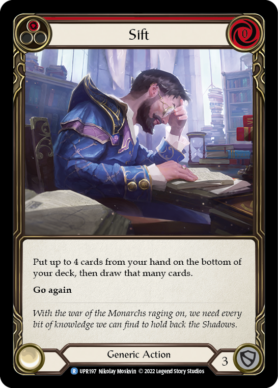 Flesh and Blood TCG | Sift (Red) [UPR197] (Uprising) | The Nerd Merchant