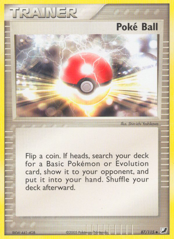 Pokemon | Poke Ball (87/115) [EX: Unseen Forces] | The Nerd Merchant
