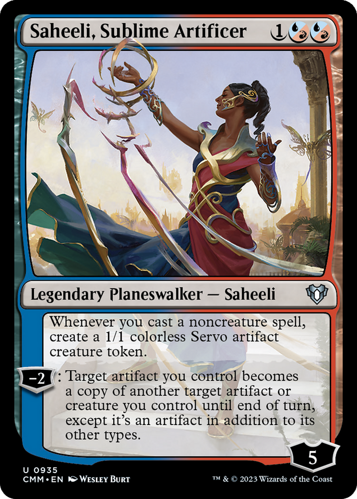 Magic | Saheeli, Sublime Artificer [Commander Masters] | The Nerd Merchant