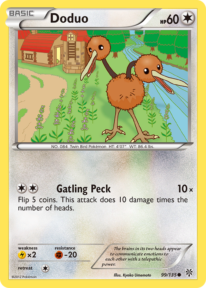Pokemon | Doduo (99/135) [Black & White: Plasma Storm] | The Nerd Merchant