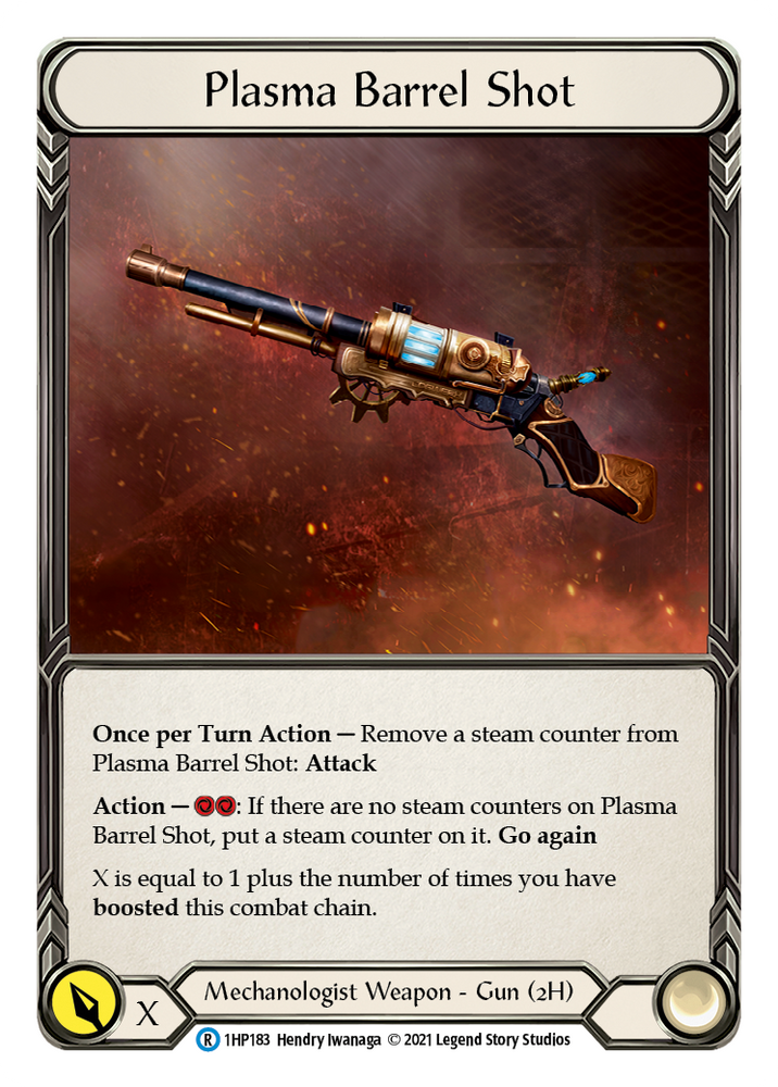 Flesh and Blood TCG | Plasma Barrel Shot [1HP183] (History Pack 1) | The Nerd Merchant