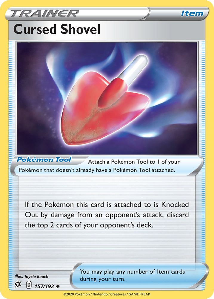 Pokemon | Cursed Shovel (157/192) [Sword & Shield: Rebel Clash] | The Nerd Merchant