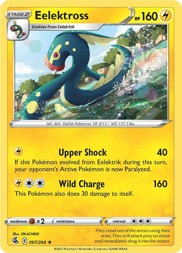 Pokemon | Eelektross (097/264) [Sword & Shield: Fusion Strike] | The Nerd Merchant