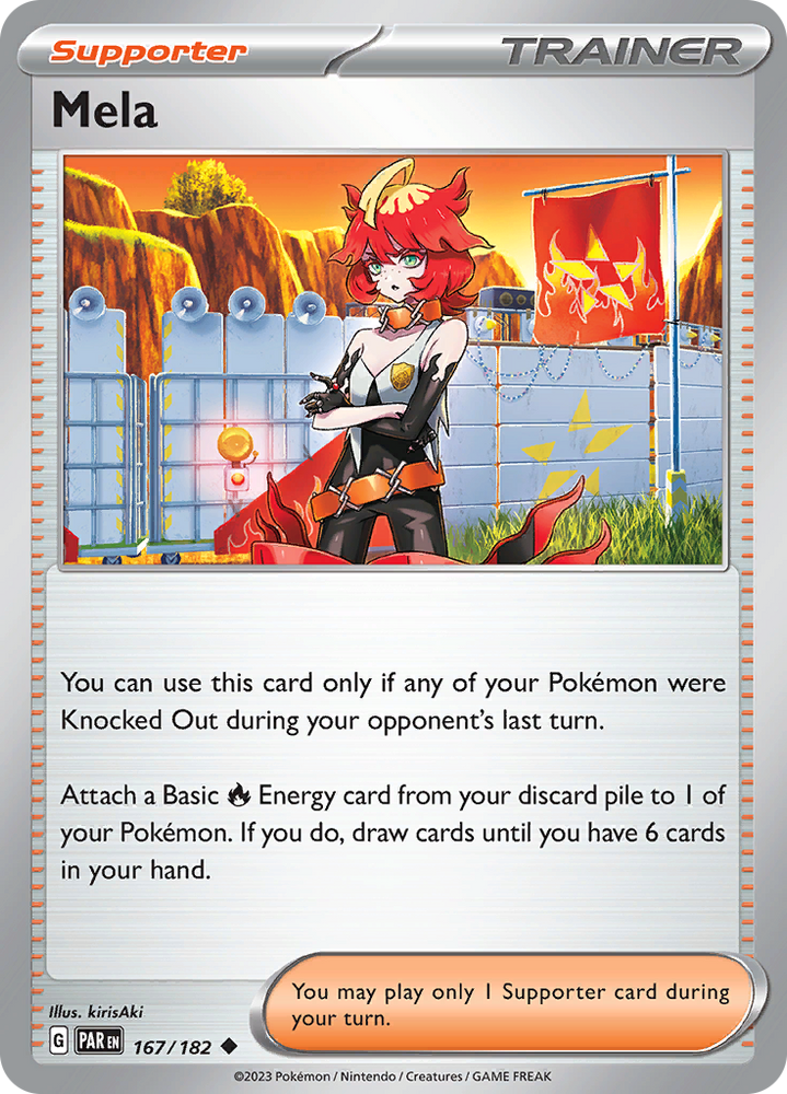 Pokemon | Mela (167/182) [Scarlet & Violet: Paradox Rift] | The Nerd Merchant