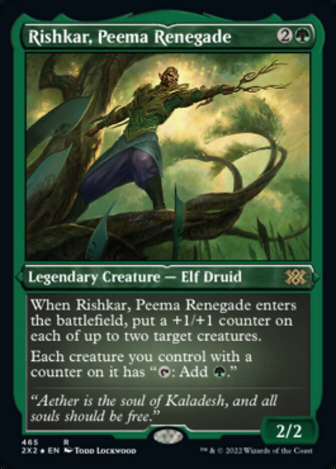 Magic | Rishkar, Peema Renegade (Foil Etched) [Double Masters 2022] | The Nerd Merchant