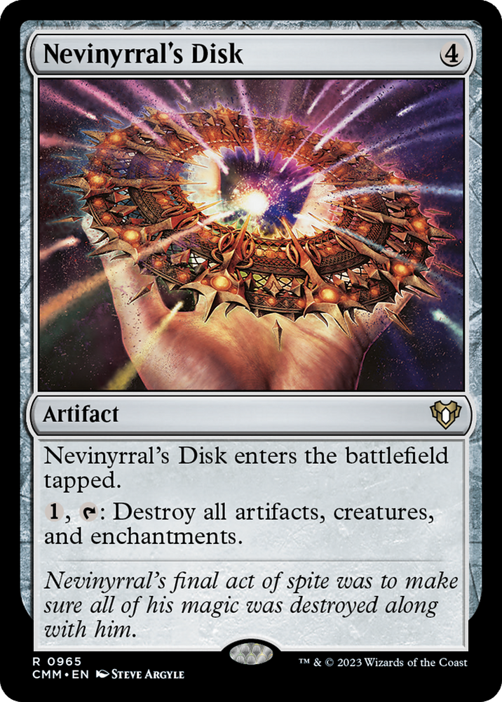 Magic | Nevinyrral's Disk [Commander Masters] | The Nerd Merchant