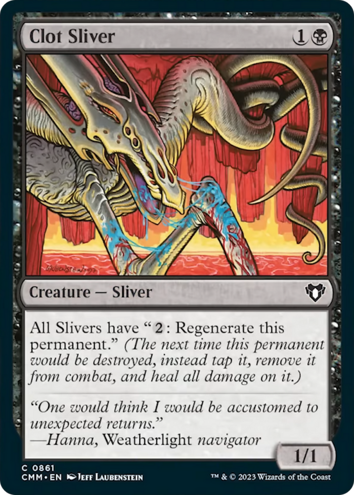 Magic | Clot Sliver [Commander Masters] | The Nerd Merchant