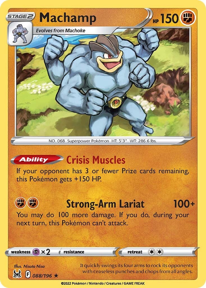 Pokemon | Machamp (088/196) [Sword & Shield: Lost Origin] | The Nerd Merchant