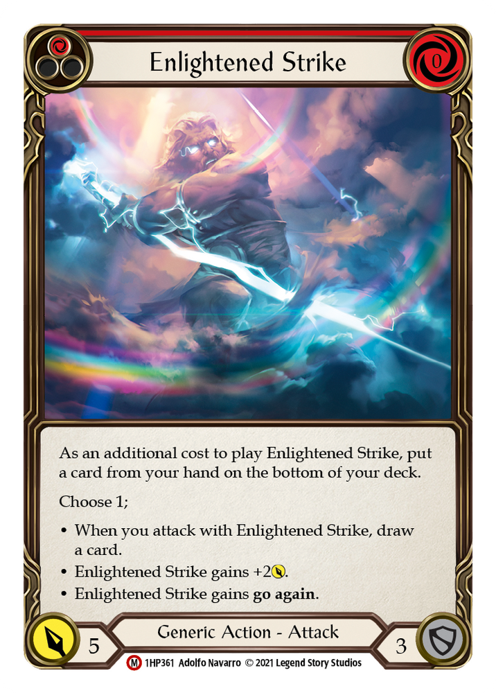 Flesh and Blood TCG | Enlightened Strike [1HP361] (History Pack 1) | The Nerd Merchant
