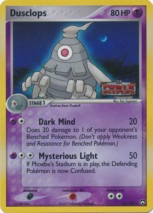 Pokemon | Dusclops (14/108) (Stamped) [EX: Power Keepers] | The Nerd Merchant