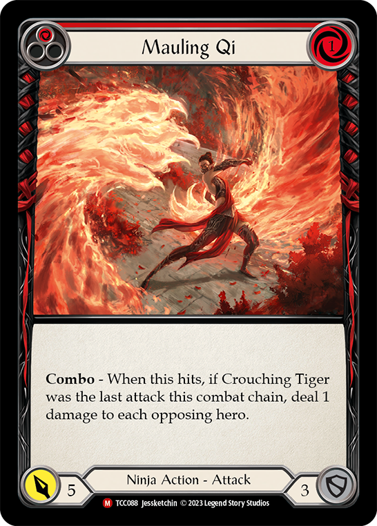 Flesh and Blood TCG | Mauling Qi [TCC088] (Round the Table: TCC x LSS) | The Nerd Merchant